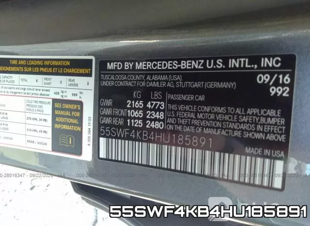 55SWF4KB4HU185891 фото 10