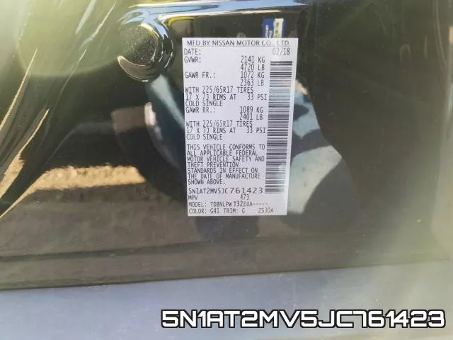 5N1AT2MV5JC761423 фото 2