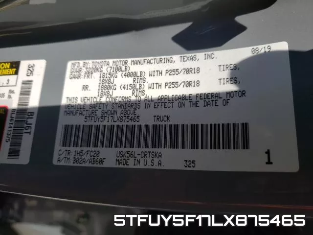 5TFUY5F17LX875465 фото 2