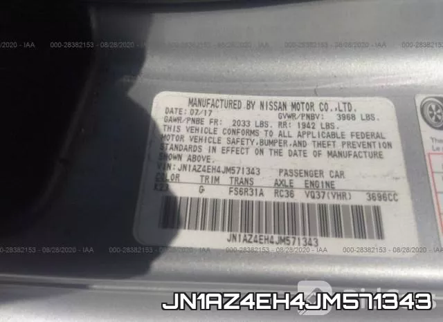 JN1AZ4EH4JM571343 фото 9
