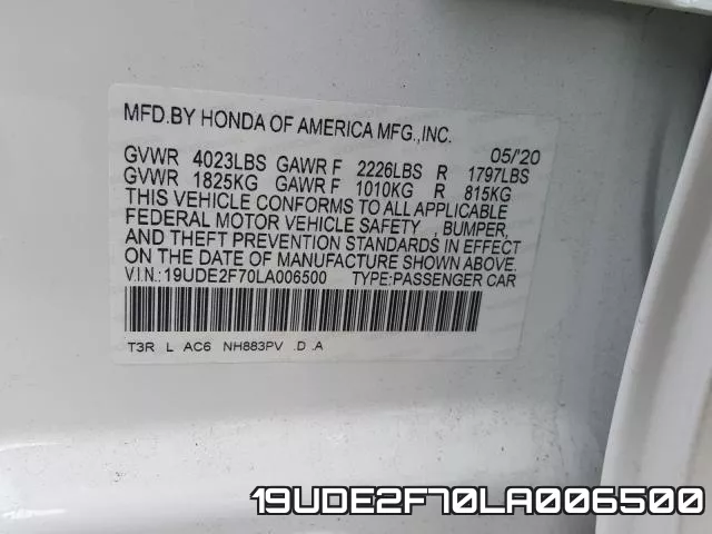 19UDE2F70LA006500 фото 2