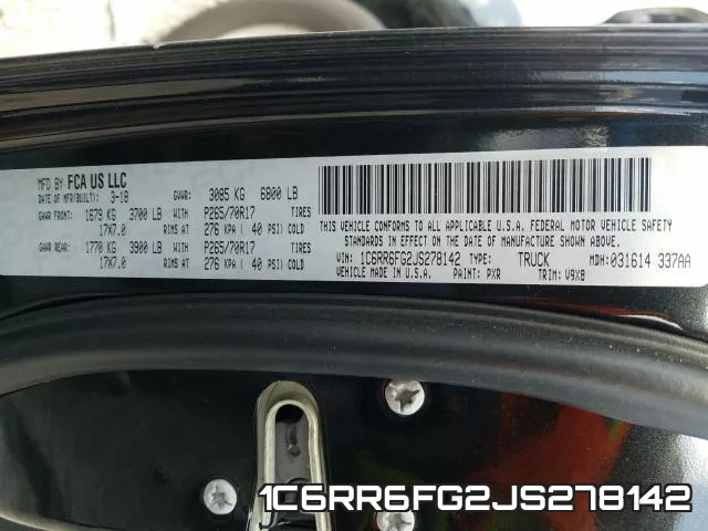 1C6RR6FG2JS278142 фото 2