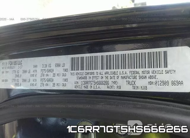 1C6RR7GT5HS666266 фото 10