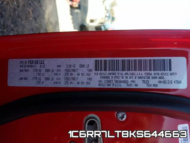 1C6RR7LT8KS644663 фото 2