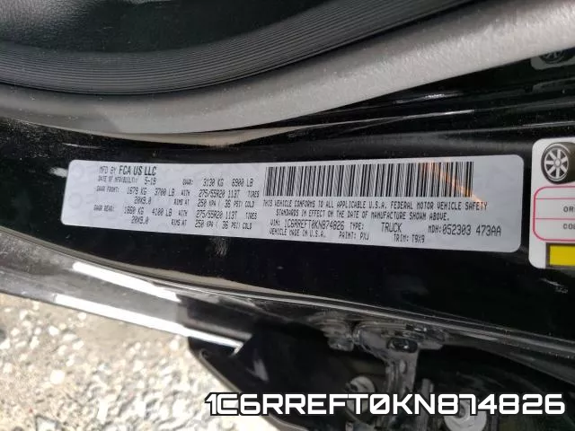 1C6RREFT0KN874826 фото 2