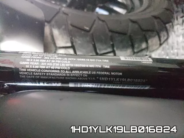 1HD1YLK19LB016824 фото 2