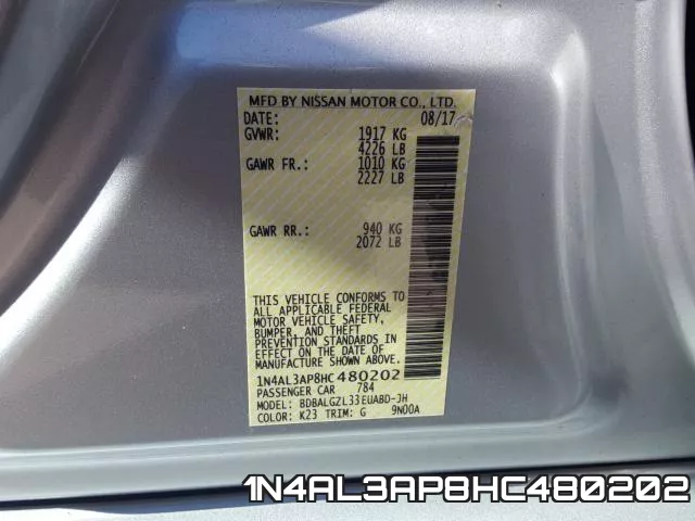 1N4AL3AP8HC480202 фото 2