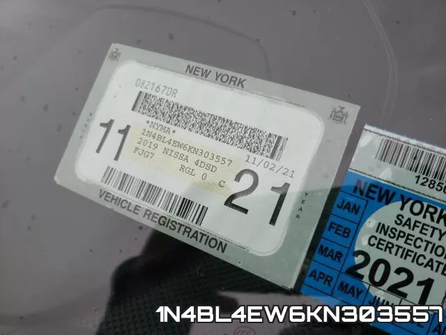 1N4BL4EW6KN303557 фото 2