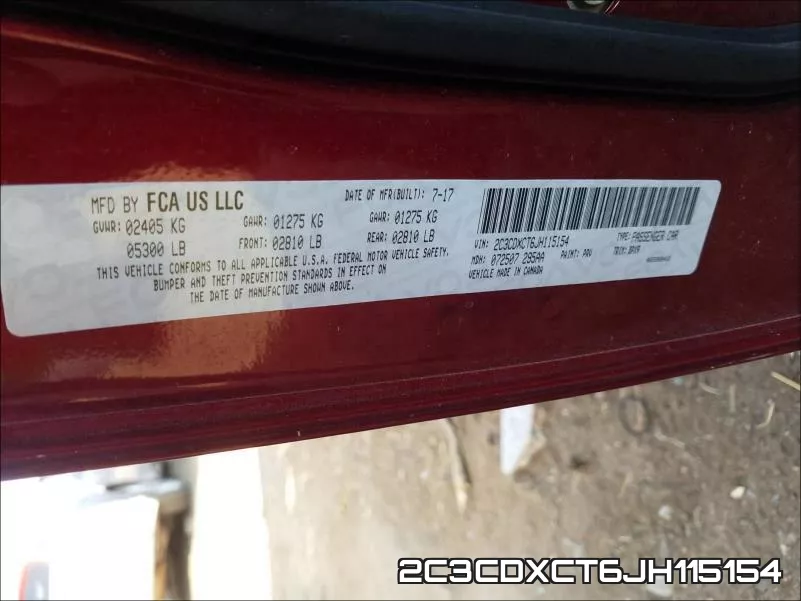 2C3CDXCT6JH115154 фото 2