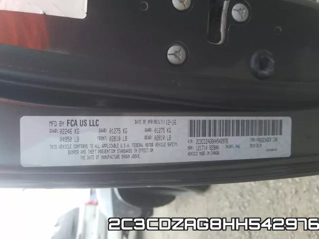 2C3CDZAG8HH542976 фото 2