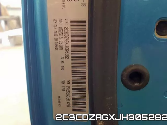 2C3CDZAGXJH305282 фото 2
