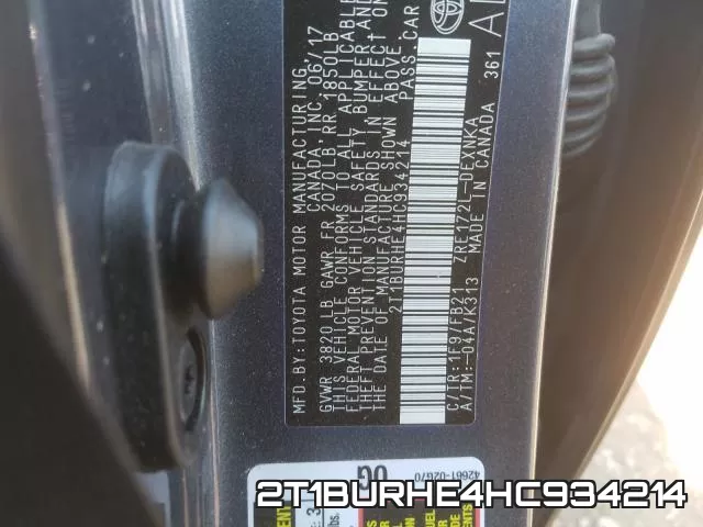 2T1BURHE4HC934214 фото 2