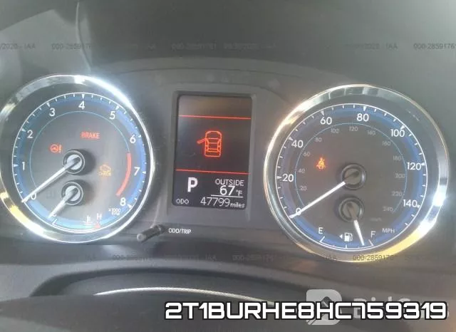 2T1BURHE8HC759319 фото 8