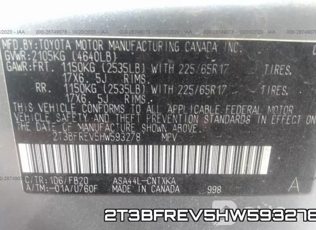 2T3BFREV5HW593278 фото 10