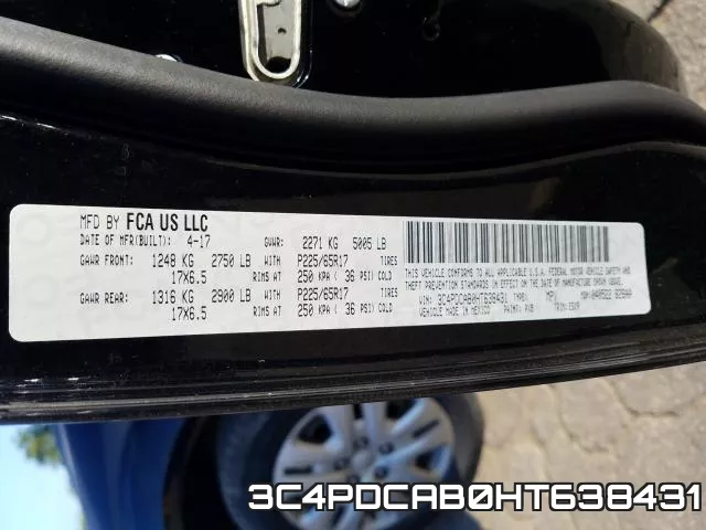 3C4PDCAB0HT638431 фото 2