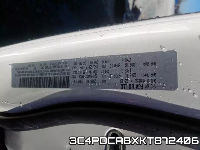 3C4PDCABXKT872406 фото 2