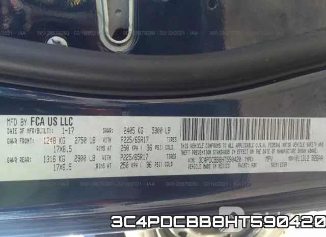 3C4PDCBB8HT590420 фото 10