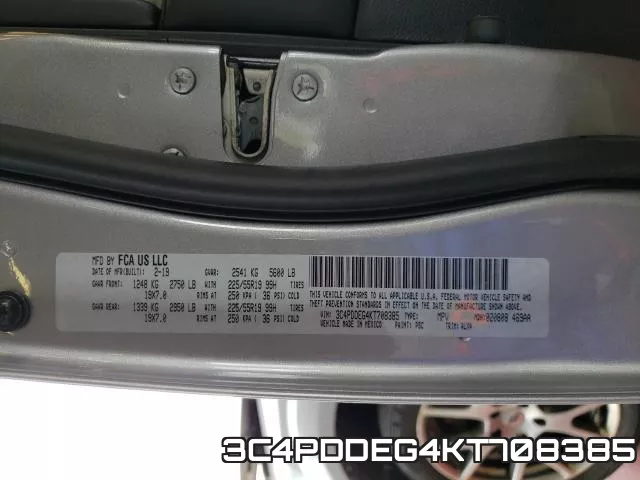 3C4PDDEG4KT708385 фото 2