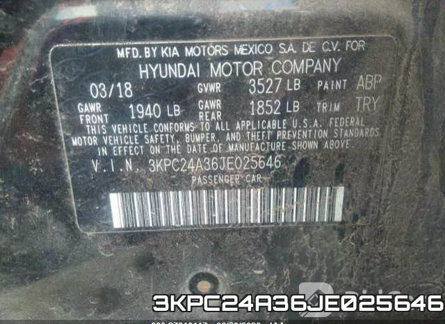 3KPC24A36JE025646 фото 10