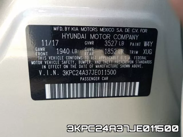 3KPC24A37JE011500 фото 2