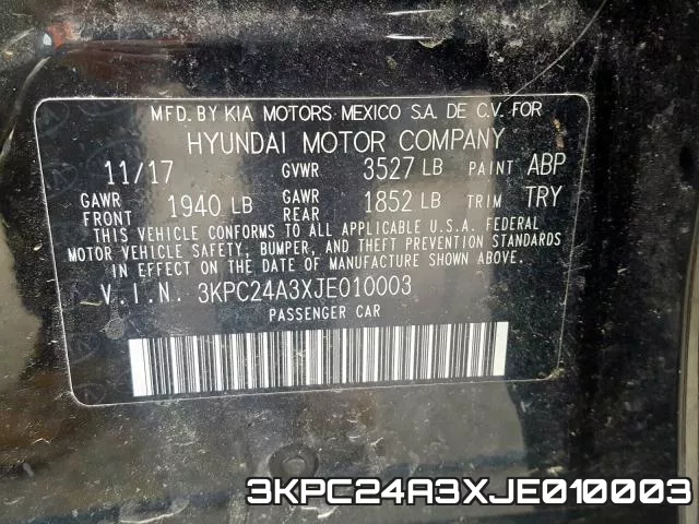 3KPC24A3XJE010003 фото 2