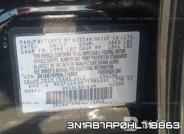 3N1AB7AP0HL718863 фото 10