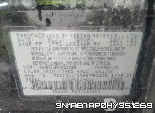 3N1AB7AP0HY351269 фото 10