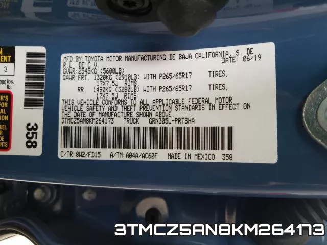 3TMCZ5AN8KM264173 фото 2
