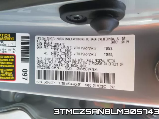 3TMCZ5AN8LM305743 фото 2