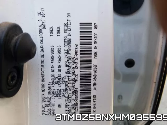 3TMDZ5BNXHM035599 фото 2