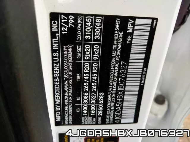 4JGDA5HBXJB076327 фото 2