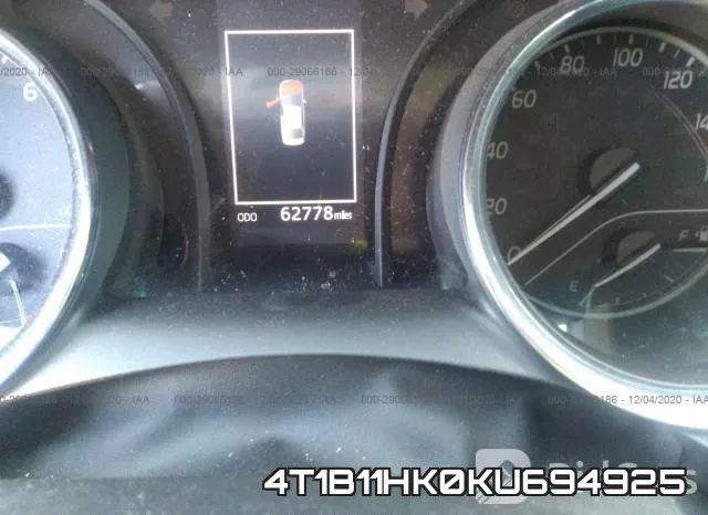 4T1B11HK0KU694925 фото 7