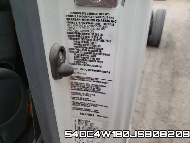 54DC4W1B0JS808208 фото 2