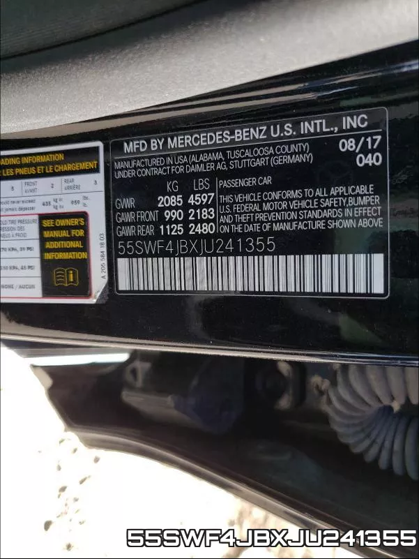 55SWF4JBXJU241355 фото 2