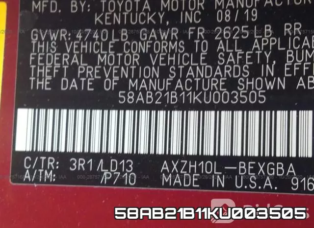 58AB21B11KU003505 фото 9