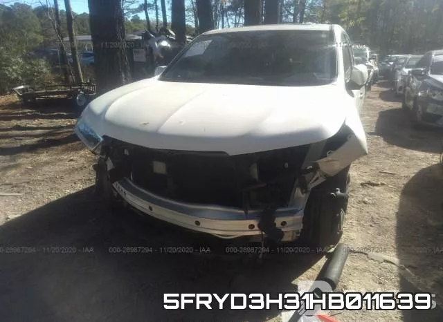 5FRYD3H31HB011639 фото 7