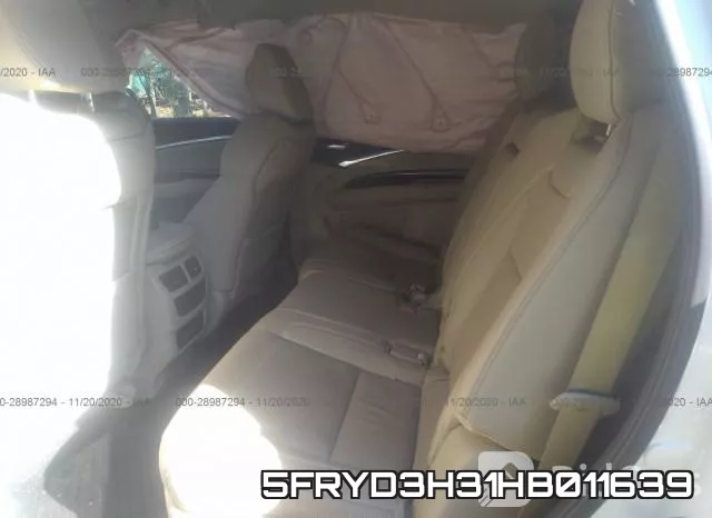 5FRYD3H31HB011639 фото 9