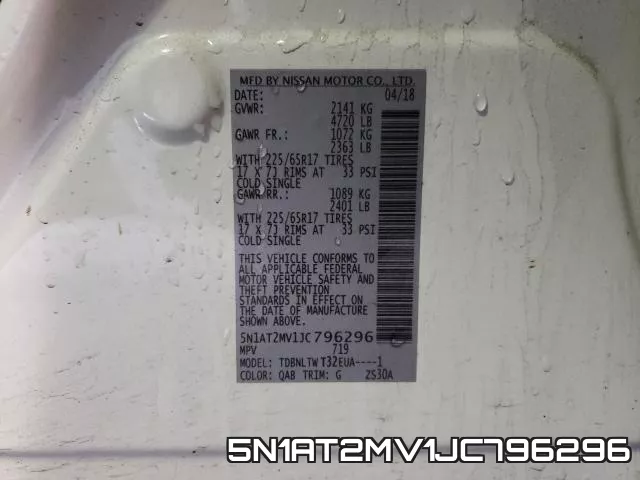 5N1AT2MV1JC796296 фото 2