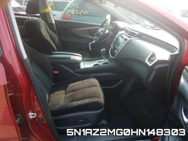 5N1AZ2MG0HN148303 фото 6