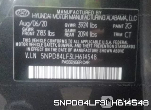 5NPD84LF3LH614548 фото 10