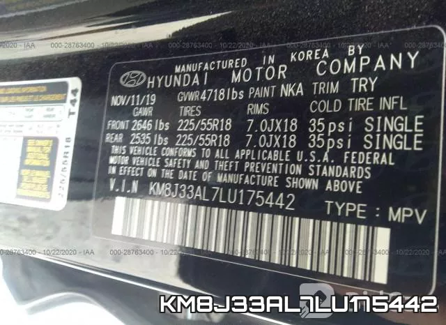 KM8J33AL7LU175442 фото 10