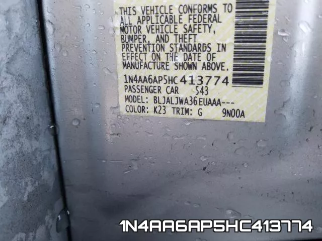 1N4AA6AP5HC413774 фото 2