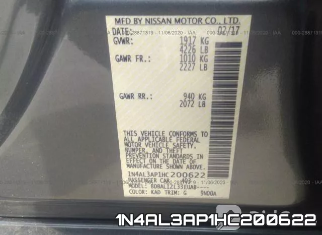 1N4AL3AP1HC200622 фото 10