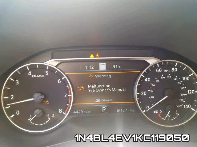 1N4BL4EV1KC119050 фото 9