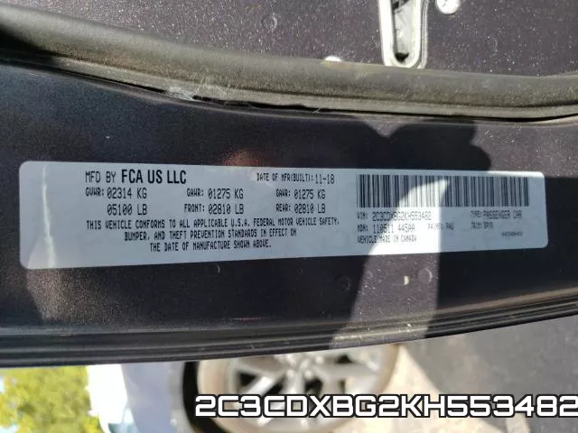 2C3CDXBG2KH553482 фото 2