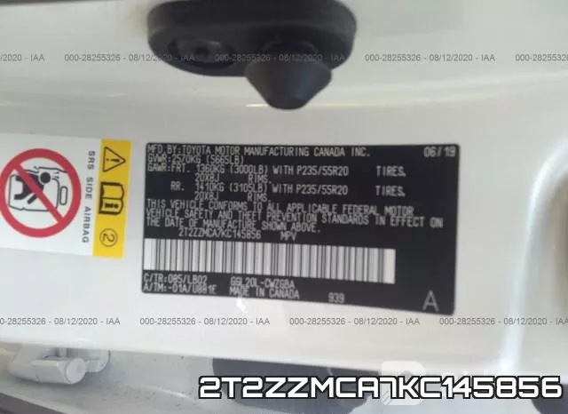 2T2ZZMCA7KC145856 фото 10