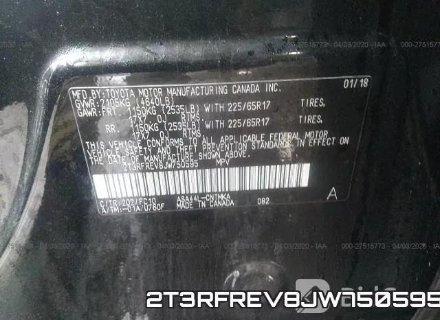 2T3RFREV8JW750595 фото 10