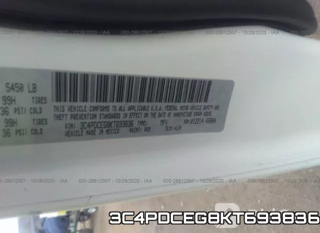 3C4PDCEG8KT693836 фото 10