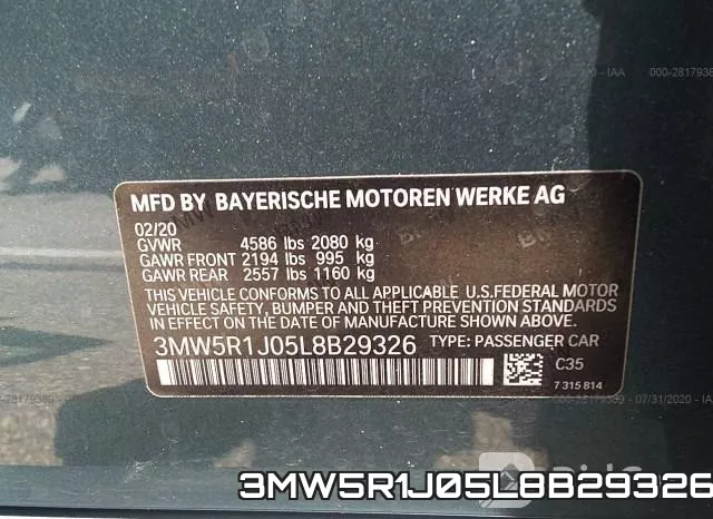 3MW5R1J05L8B29326 фото 10