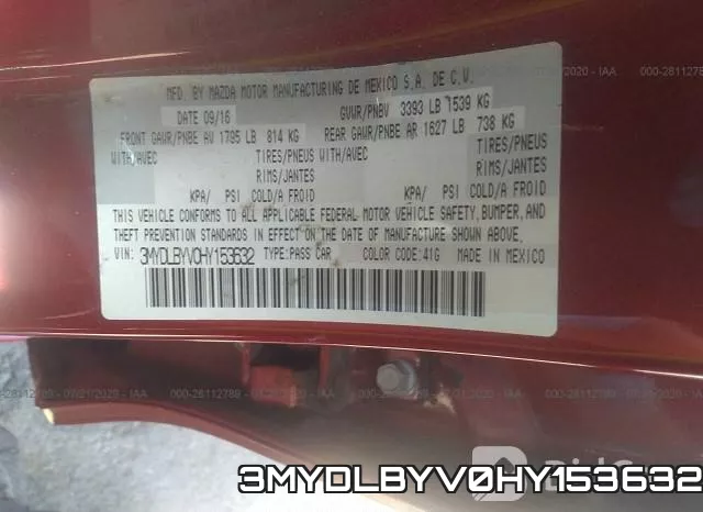 3MYDLBYV0HY153632 фото 10